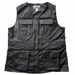 Magellan’s Travel Gear Sz XL Black Vest Multi-pockets Cargo Pockets Snap Outdoor